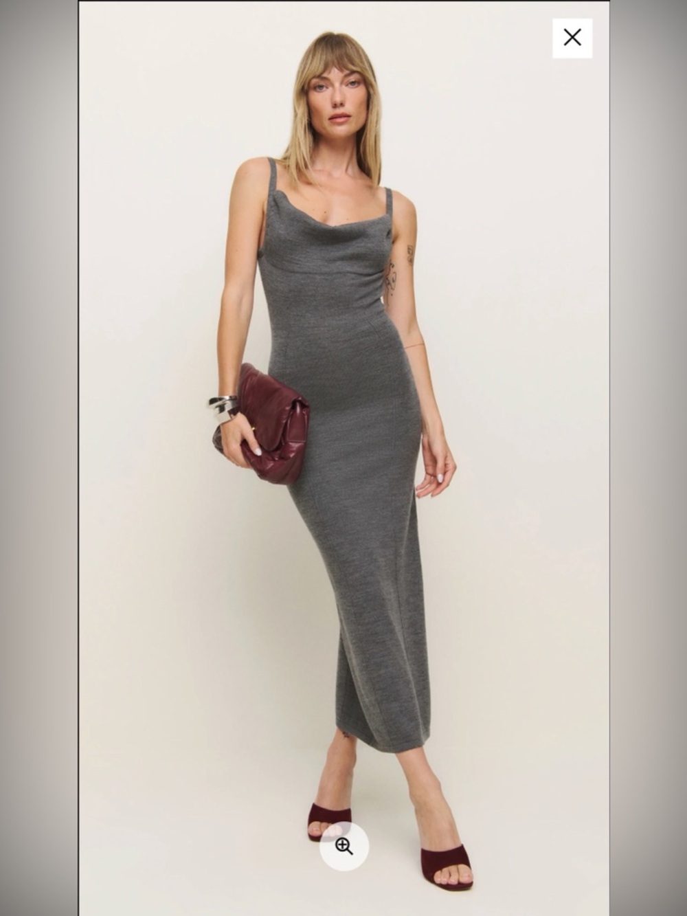 Reformation Gaia Merino Wool Sweater Dress, Size S, NWOT